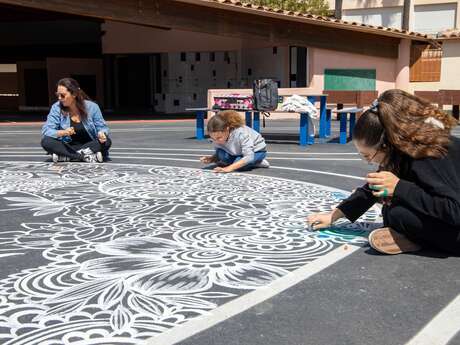 Atelier Lettrage et fresque au sol avec Floya Jam | Festival des Arts Urbains
