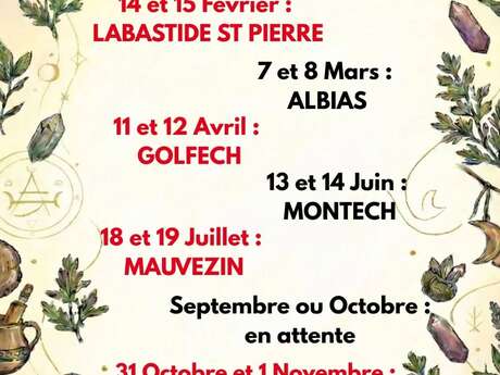 Marché, créations et sortilèges