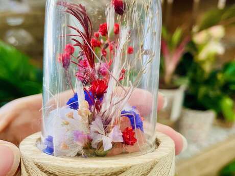 Atelier cloche fleurie