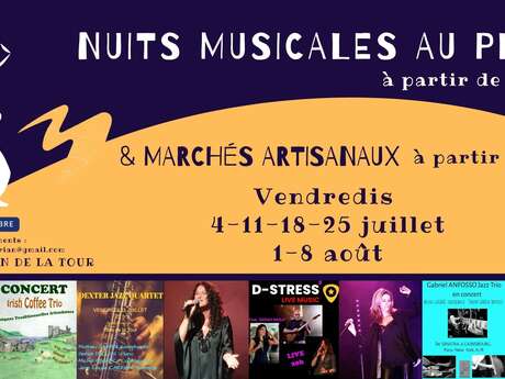 Nuits musicales & Marchés artisanaux