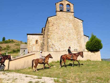 CASTELLANE - La route Napoléon à cheval