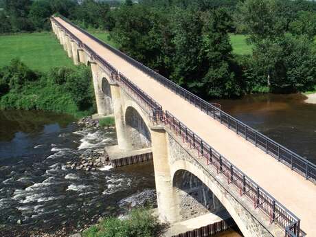 Visite autour du viaduc ferroviaire
