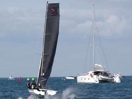 Bautismo de sensaciones y/o curso de vela ligera birdyfish