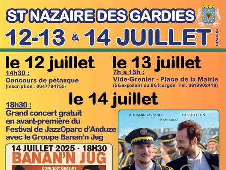 Festivités autour du 14 juillet