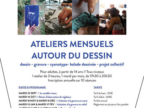 Atelier de Dessin "Modèle vivant" Atelier de Dessin "Modèle vivant"