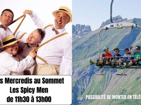Mittwochs auf dem Gipfel: Konzert der Spicy Men