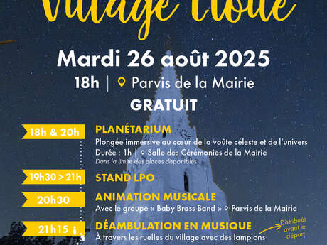 Soirée "Village Étoilé"