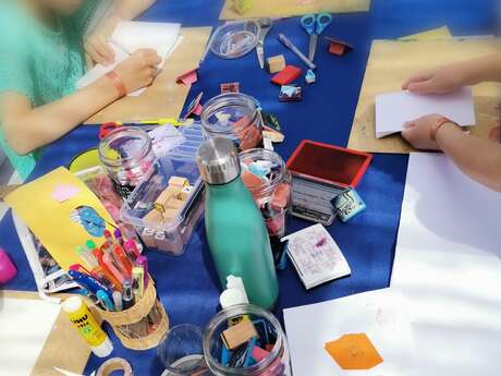 Les mercredidis des enfants - Atelier mit Myrtil Fabre und Stéphanie Lerat