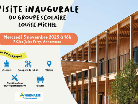 Visite inaugurale de l'école Louise Michel Visite inaugurale de l'école Louise Michel