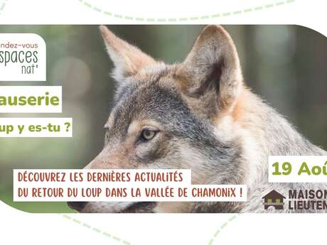 Causerie : "Loup y es-tu ?"