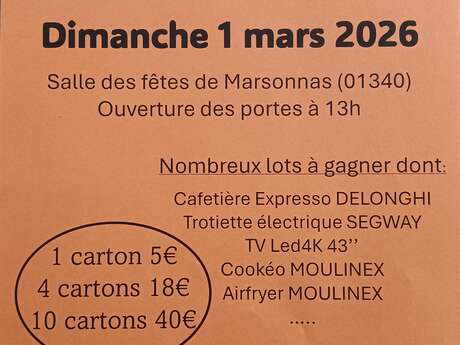 Quine Loto à Marsonnas