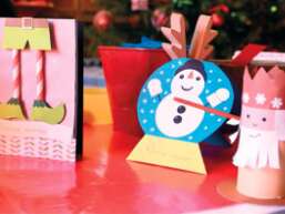 Ateliers de Noël - créations au chalet des enfants