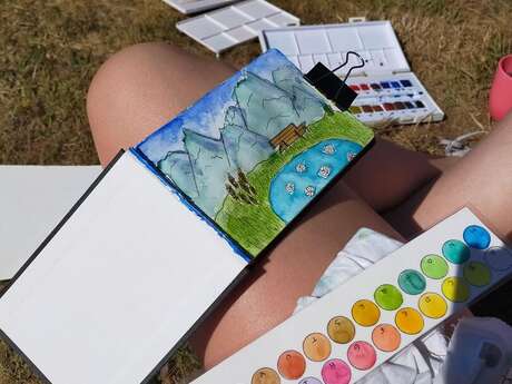 Aquarelle de plein air