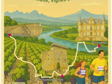 Zwischen Rhône, Weinbergen und Schlössern: 3C-Halbmarathon