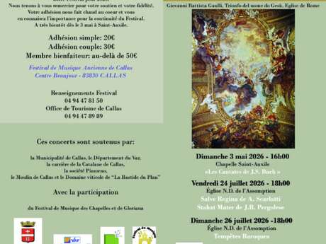 Festival de Musique Ancienne : Concert Baroque