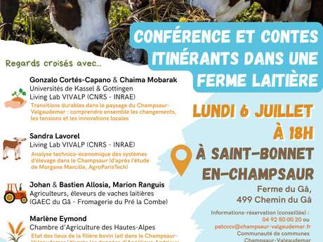 Balade contée #2 : Conférence et contes itinérants dans une ferme laitière