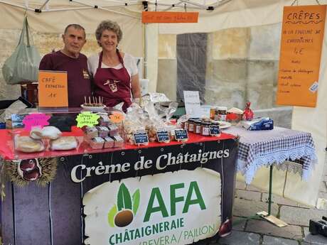 Michel Nouvel, producer of chestnut cream and by-products