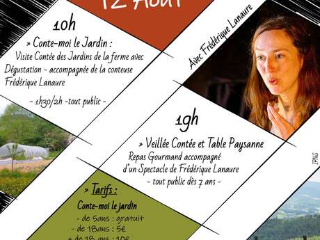 Visite contée des jardins de la ferme du croque jardin - Croques culture