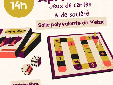 Après midi jeux de cartes et de société