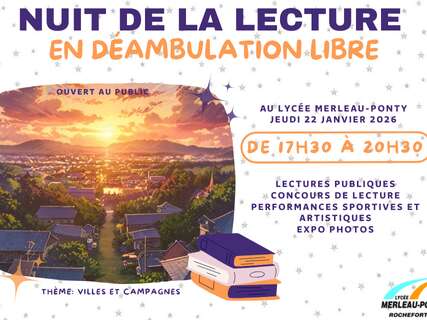 Nuit de la lecture au lycée Merleau-Ponty