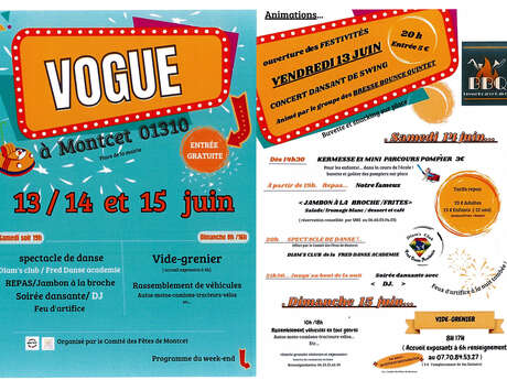 Vogue à Montcet