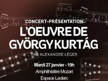 Concert présentation du répertoire de György Kurtág