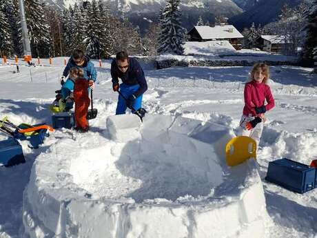 Initiation création d'igloo
