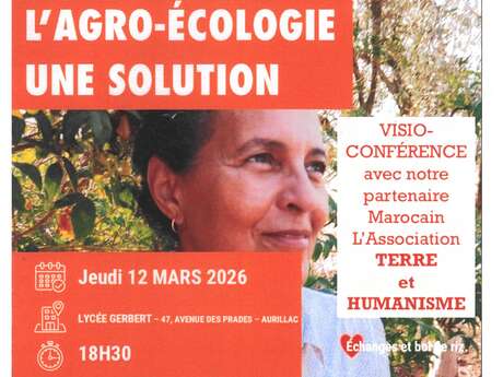 Visio conférence "face à la sécheresse, l'agro écologie, une solution"