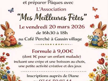 Gouter de pâques au Café Perché