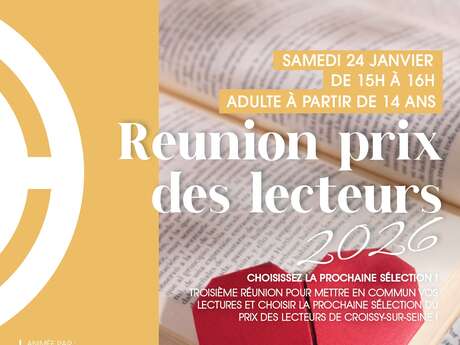 Réunion Prix des lecteurs 2026