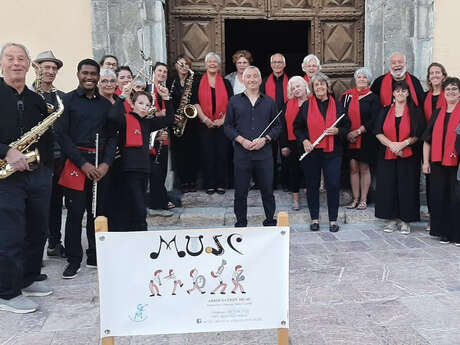 Concert de l'amitié Choeurs des Coteaux d'Azur et MUSC