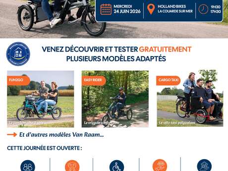 Journée découverte mobilité accessible avec Holland Bikes