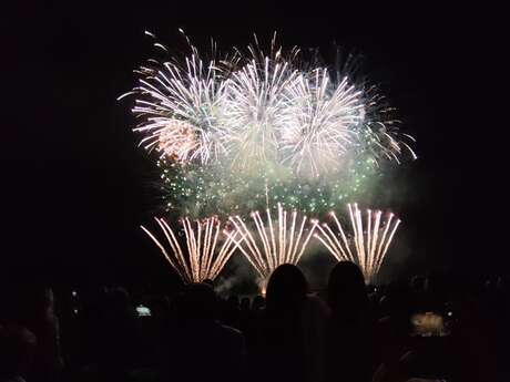 Feuerwerk in Sainte-Marie-de-Ré
