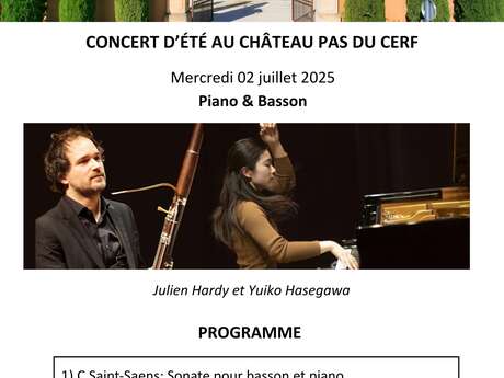 Concerts d'été au milieu des vignes au Château Pas du Cerf