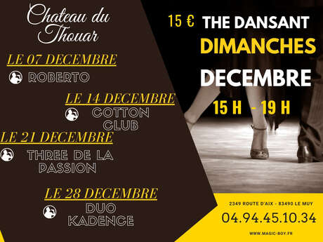 Thé dansant du dimanche au Thouar