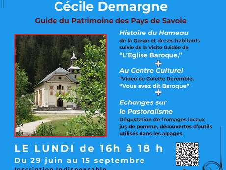 Visite guidée de Notre-Dame de la Gorge avec Cécile Demargne, guide du patrimoine