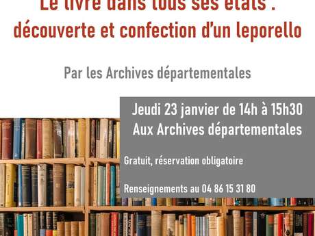 Atelier - Le livre dans tous ses états