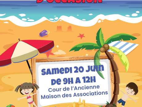 Sale of second-hand books by the Bibliothèque pour Tous