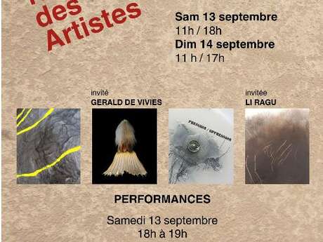 Journées nationales des artistes : Performances