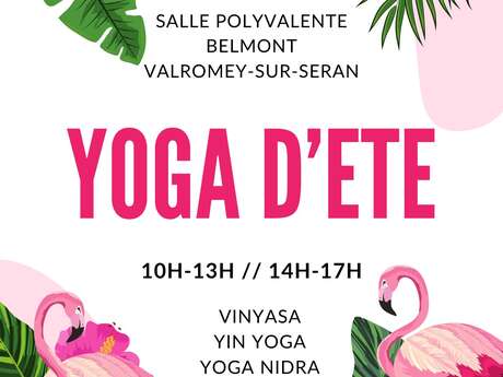 Journée de yoga d'été