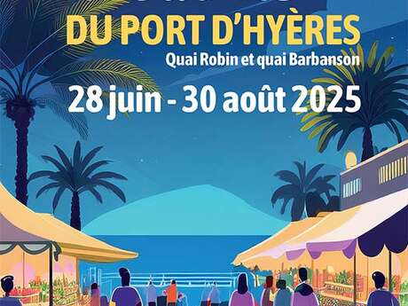 Marché nocturne du port d'Hyères