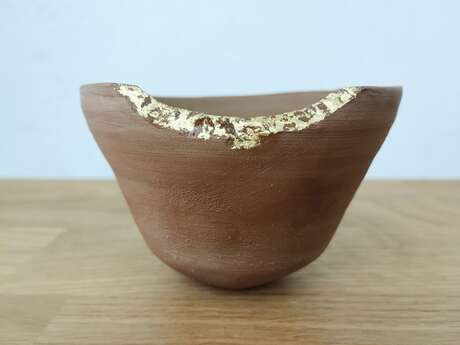 Atelier "découverte de la dorure" : Céramique et feuille d'or