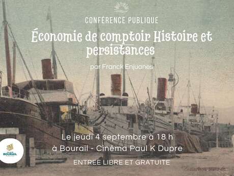 Conférence publique : Économie de comptoir calédonienne : histoire et persistances par Franck Enjuanes Conférence publique : Économie de comptoir calédonienne : histoire et persistances par Franck Enjuanes