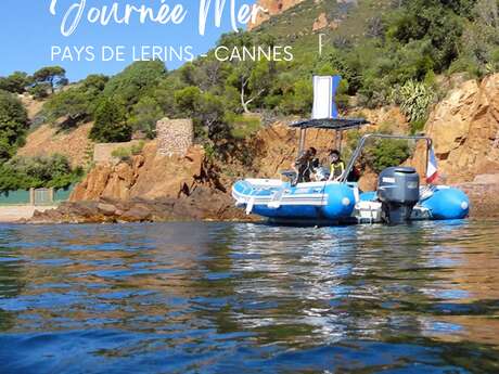 Journée en mer : îles de Lérins ou Esterel