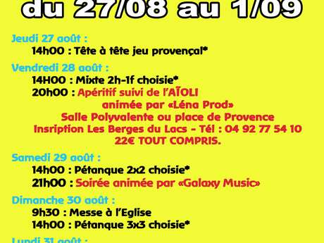 Fête votive de Notre Dame