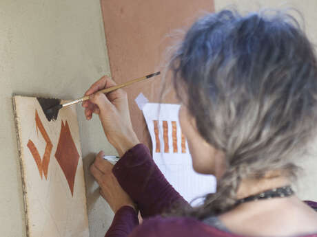 Journées européennes des métiers d'art - Découverte de l'atelier  LaCaro, artiste et artisane en enduits et peintures à base d'argile