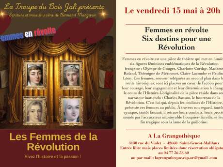 Théâtre "Femmes en révolte"