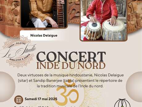 Concert "Musique de l'Inde du Nord"