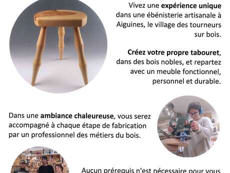 Fabriquez votre tabouret en bois en une journée