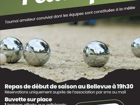 Tournois de pétanque à la mêlée